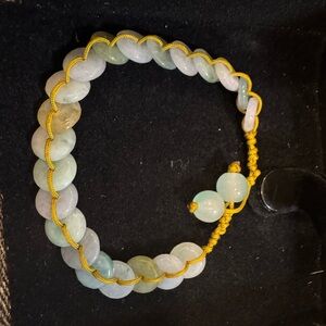 Handmade DIY Elegant Jade Beaded Bracelet